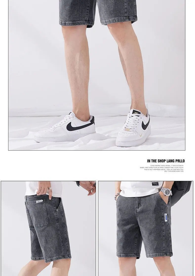 🔷 KK BRAND – Men’s Denim Comfort Shorts Effortlessly casual. Perfectly cut. Seriously comfortable 2025