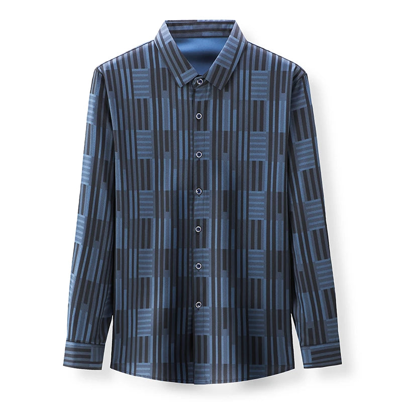 ✨ BY KK BRAND | MEN’S CHECK DESIGN SHIRT | BREATHABLE PC COTTON | SHARP CHECK STYLE ALL SEASONS | 2025