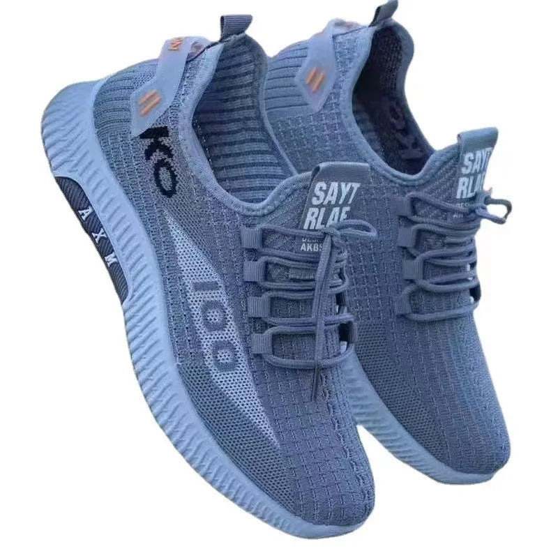Spring Lightweight Breathable Mesh Sneakers for Men – Trendy & Comfortable Joggers | KK BRAND 2025