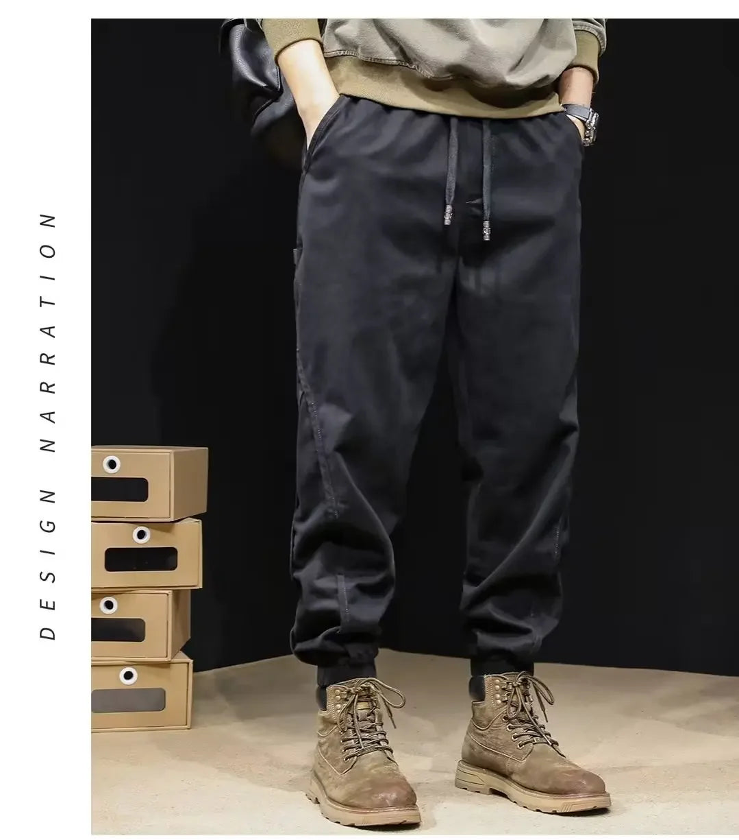 🖤 MEN’S CROSS-PANT STYLE ANKLE-LENGTH TROUSERS – KK BRAND SMART CASUAL EDIT 🖤Workwear Pants Men's 2025 Spring New Fashion Designer Loose Fitting