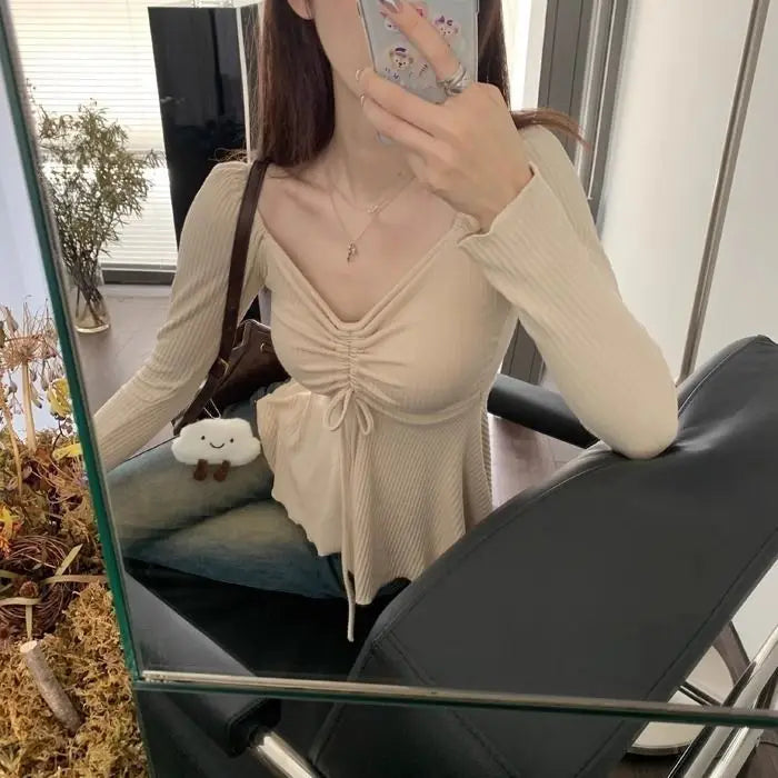 👚 KK BRAND WOMEN’S STYLISH V-NECK T-SHIRT TOP – SPRING - SUMMER | 2025