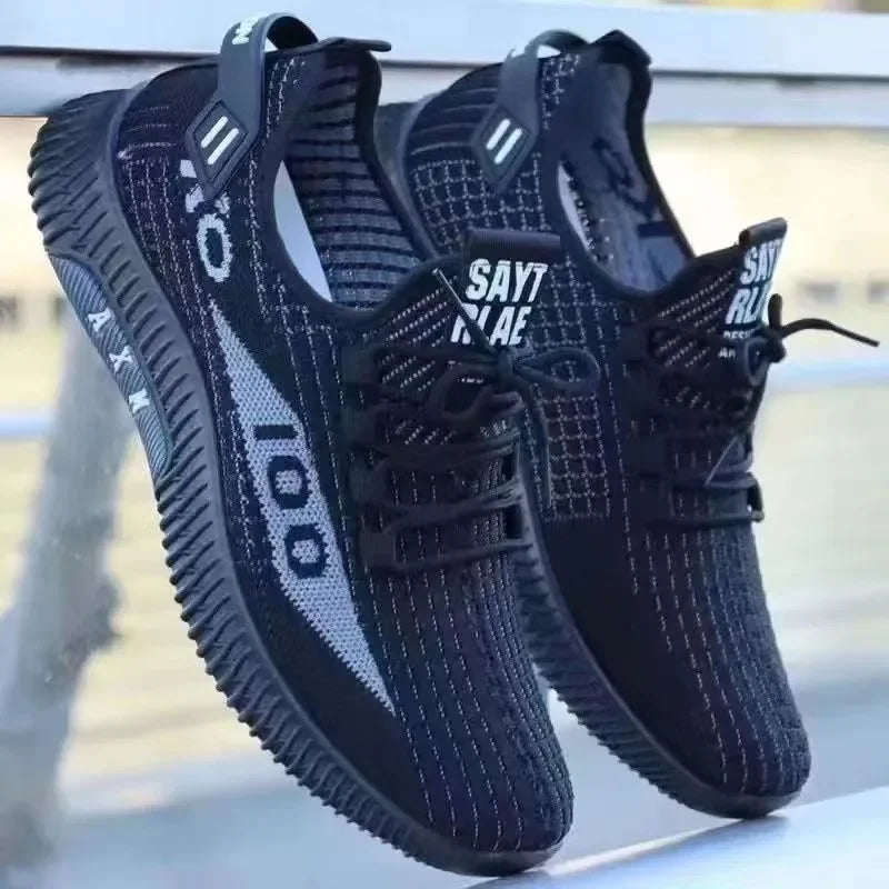 Spring Lightweight Breathable Mesh Sneakers for Men – Trendy & Comfortable Joggers | KK BRAND 2025