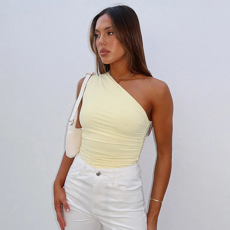 BY KK BRAND – Solid Color Bra Vest Tops  Summer |2025 Collection
