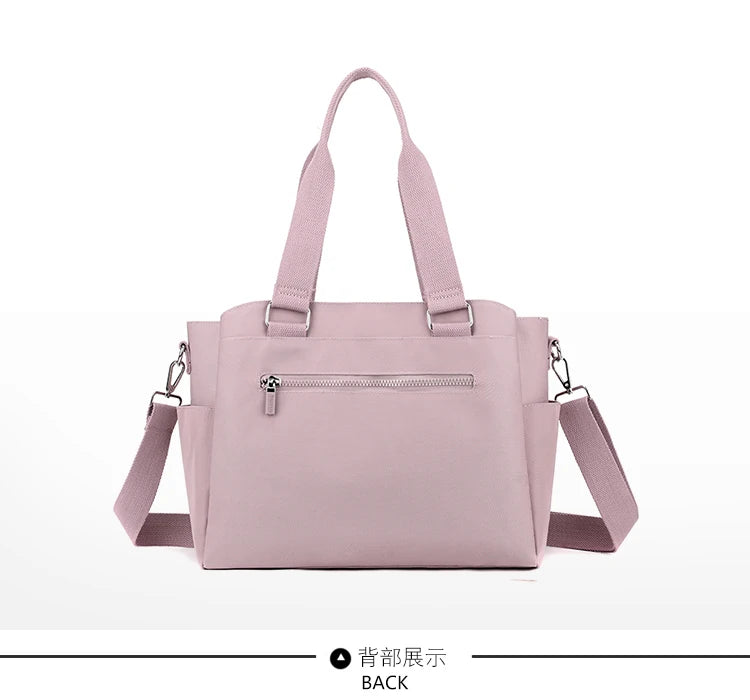 👜 KK BRAND – Leather-Nylon Shoulder Tote Bag Where Elegance Meets Everyday Function 2025