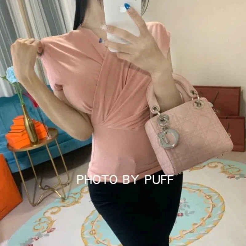 🌸 KK BRAND V-NECK SLEEVELESS T-SHIRT TOP – CLASSIC STYLE MEETS SOFT, BREATHABLE COMFORT |2025