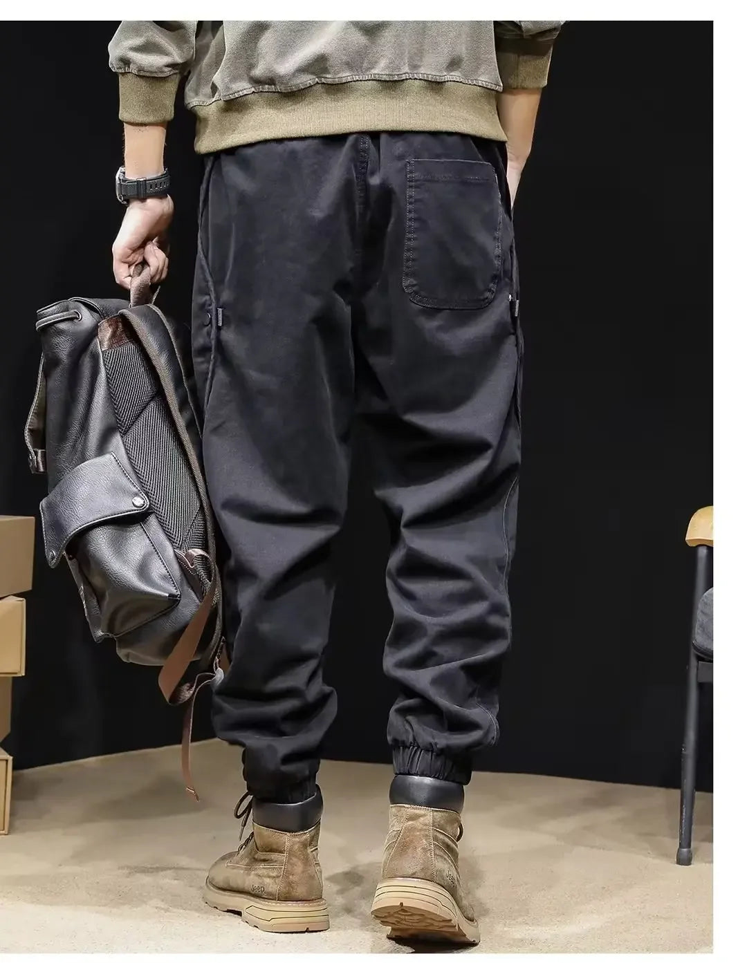🖤 MEN’S CROSS-PANT STYLE ANKLE-LENGTH TROUSERS – KK BRAND SMART CASUAL EDIT 🖤Workwear Pants Men's 2025 Spring New Fashion Designer Loose Fitting