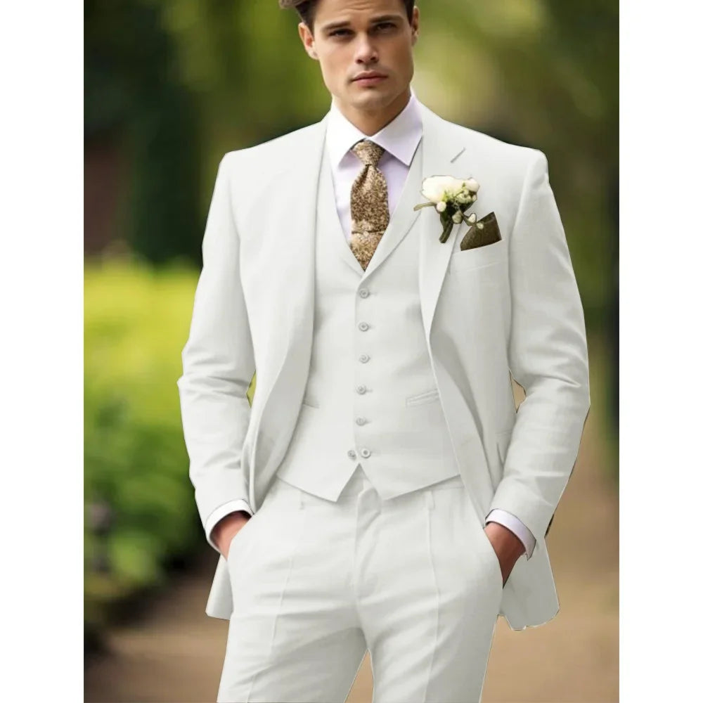 Men's 3-Piece Stylish Suit – KK BRAND  Where Elegance Meets Contemporary Style.2025