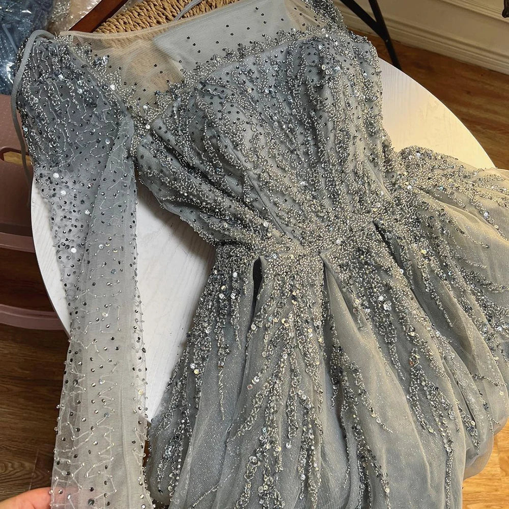 💫 Exquisite Full-Sleeve Tulle A-Line Dress – KK BRAND Signature Elegance  women and girls who appreciate timeless beauty. 2025