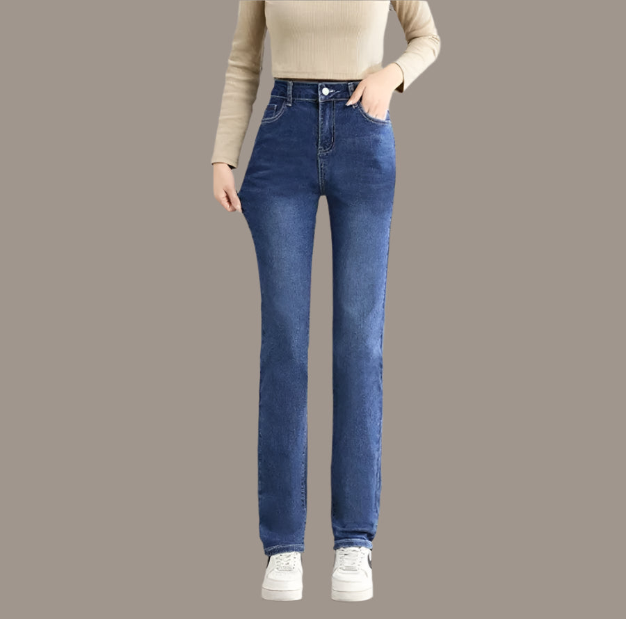 KK BRAND | High-Waisted Winter Denim for Women & GIRLS | SMART SLIM FIT | COTTON-STRETCH BLEND 2025