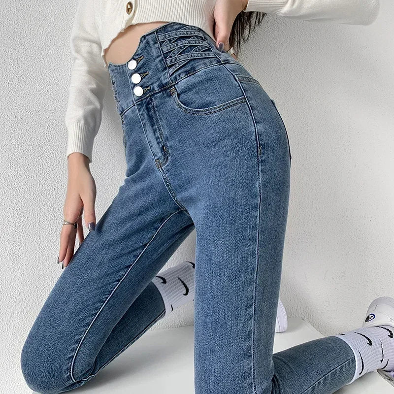 ✨ KK BRAND LIGHTCOLORS DENIM SKINNY DENIM JEANS FOR WOMEN | 2025