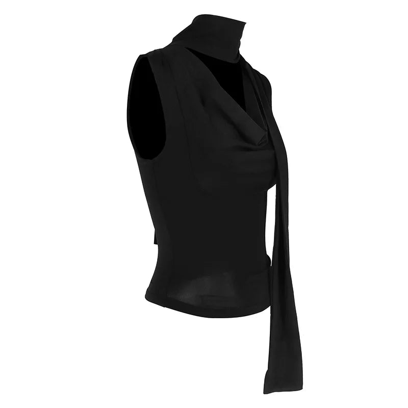 BY KK BRAND – Women’s Sleeveless V-Neck Solid Top | Summer 2025 Collection