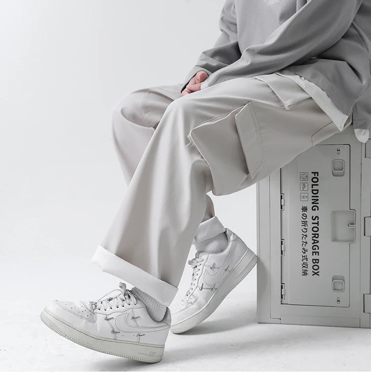 ✨ KK BRAND BLACK / GRAY / OFF-WHITE HAREM 6-POCKET TROUSERS FOR MEN | 2025