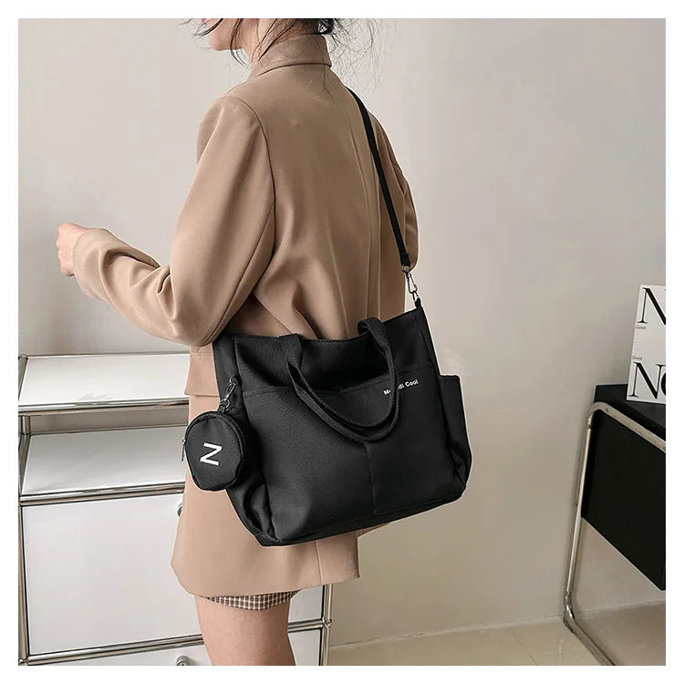 👜 KK BRAND – Everyday Nylon Shoulder Tote Bag Your Go-To Tote for Daily Style  Comfort FOR GIRLS & WOMEN 2025