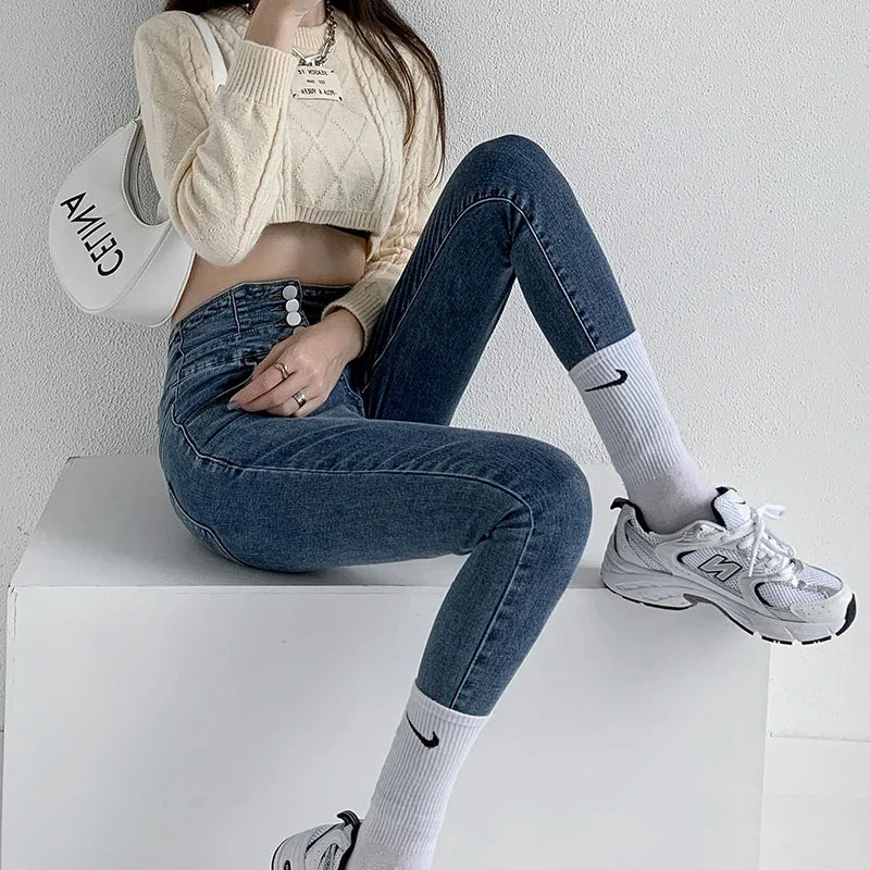 ✨ KK BRAND LIGHTCOLORS DENIM SKINNY DENIM JEANS FOR WOMEN | 2025