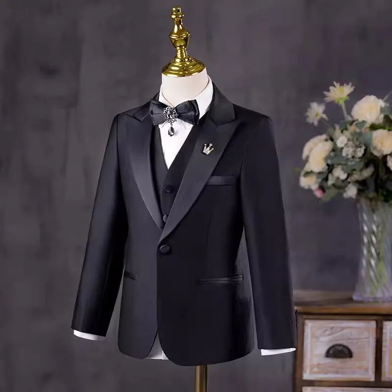 👔 KK BRAND Premium Boys’ Formal Tuxedo Suit – Dapper Looks for Little Gentlemen 3 PIECE SUITS FOR MEN'S | 2025