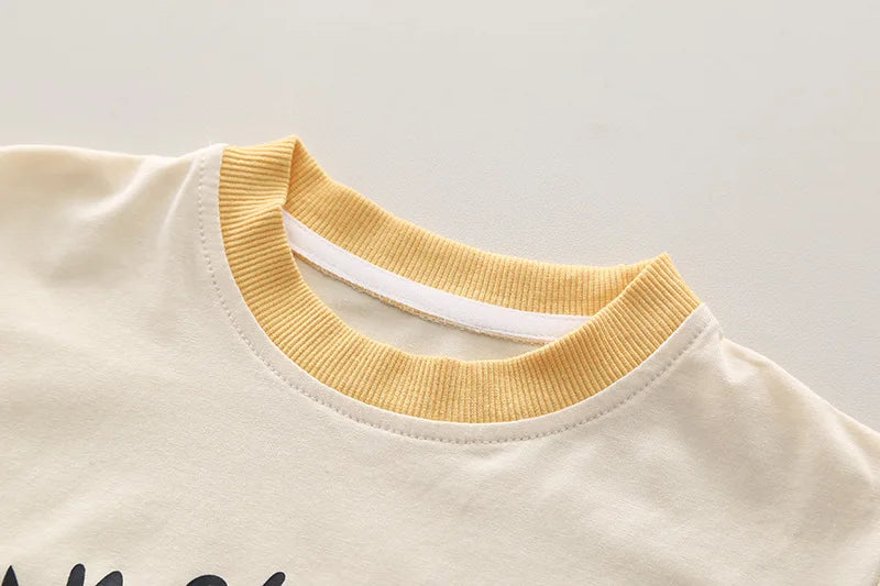 KK BRAND – Stylish & Comfortable Kids' Wear Cartoon Printed Summer T-Shirt & Shorts 2 PIECE Set | 2025