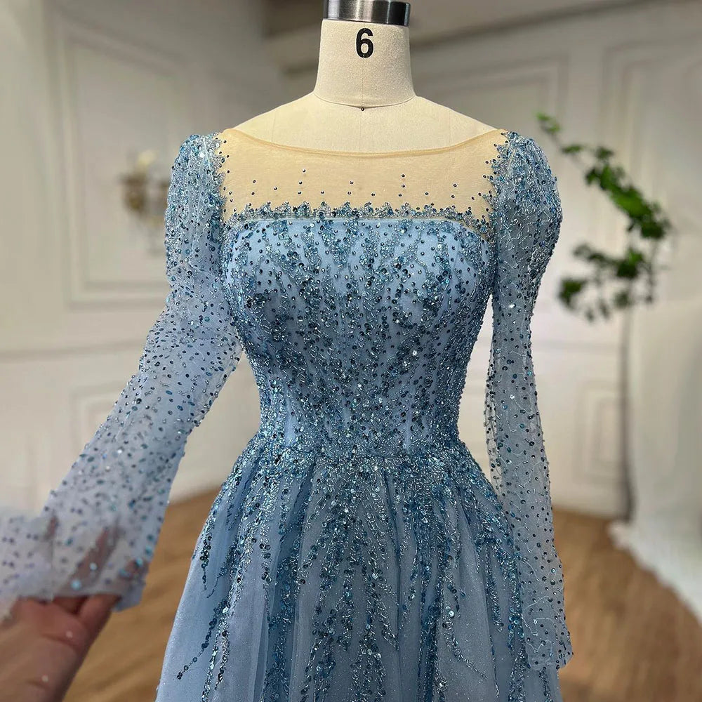 💫 Exquisite Full-Sleeve Tulle A-Line Dress – KK BRAND Signature Elegance  women and girls who appreciate timeless beauty. 2025