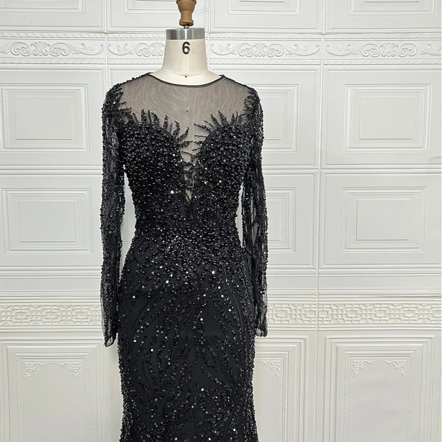 ✨ KK BRAND | ELEGANT BEADED SILK WASHING WEAR EVENING GOWN – WOMEN’S FORMAL TULLE MASTERPIECE | 2025