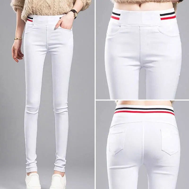 KK BRAND | Women’s Low-Waist Stylish Denim Pants | Slim Fit Batik-Inspired Comfort for Everyday Wear | 2025