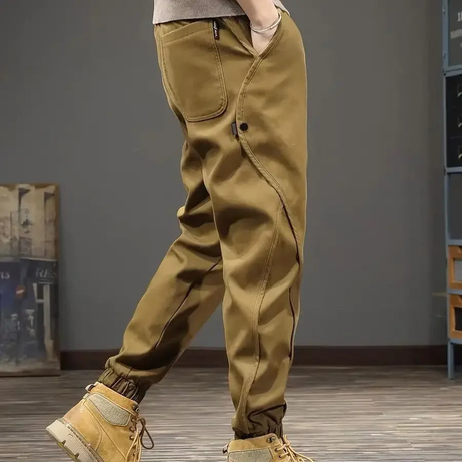 🖤 MEN’S CROSS-PANT STYLE ANKLE-LENGTH TROUSERS – KK BRAND SMART CASUAL EDIT 🖤Workwear Pants Men's 2025 Spring New Fashion Designer Loose Fitting