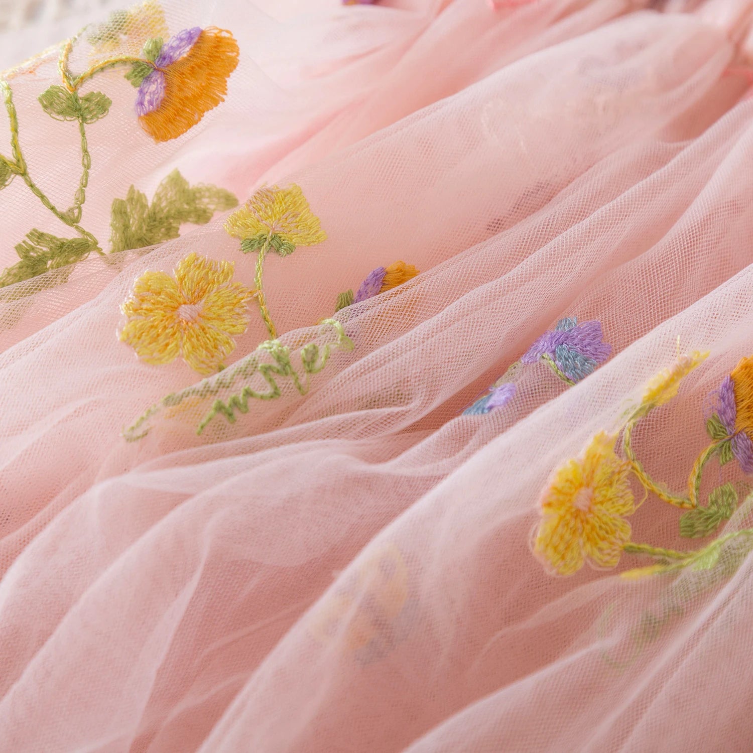 Little Princess Backless Embroidered Dress – Spring Ball Gown by KK BRAND 2025