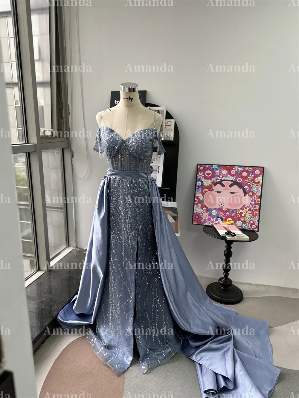 – KK BRAND | Custom-Made Halter A-Line Special Event Dress –|Striking Halter-Style A-line dress | 2025