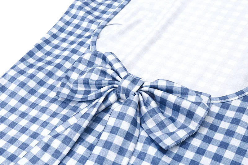 BY KK BRAND – Check Design Cotton Top | Summer & Streetwear Edit | 2025