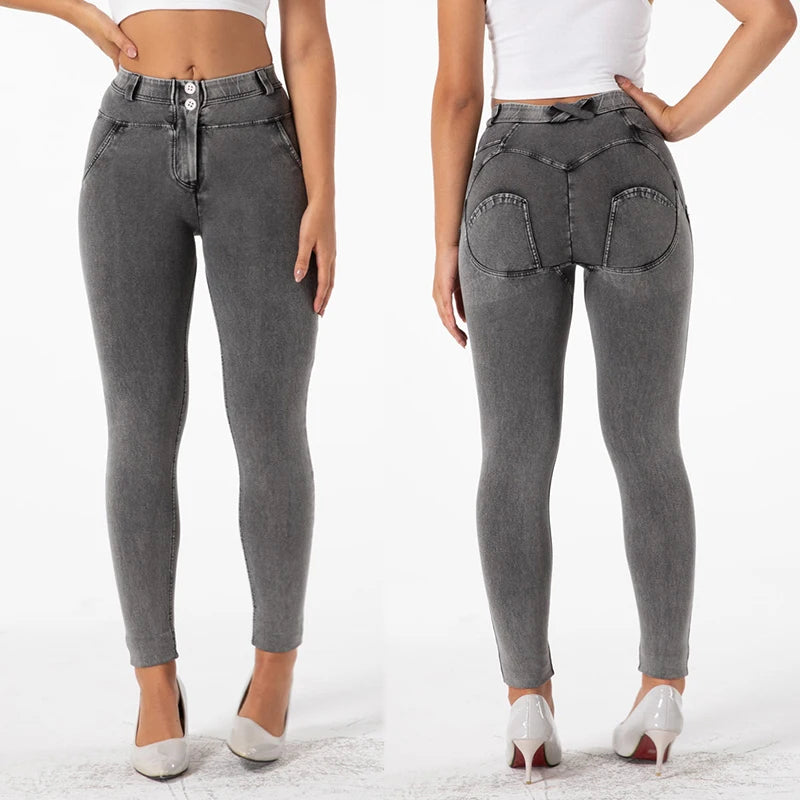 ✨ KK BRAND |  WOMEN'S STYLISH FAUX DENIM FLEECE JEANS PANTS | Bold. Sculpted. Elevated | 2025