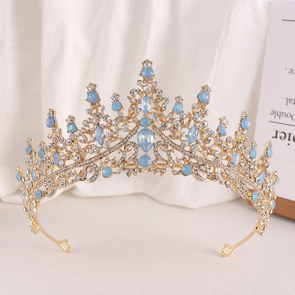 KK BRAND – Baroque Rose Gold Bridal Tiara Crown Luxury Crystal Diadem for Weddings, Pageants &amp; Special Occasions| 2025