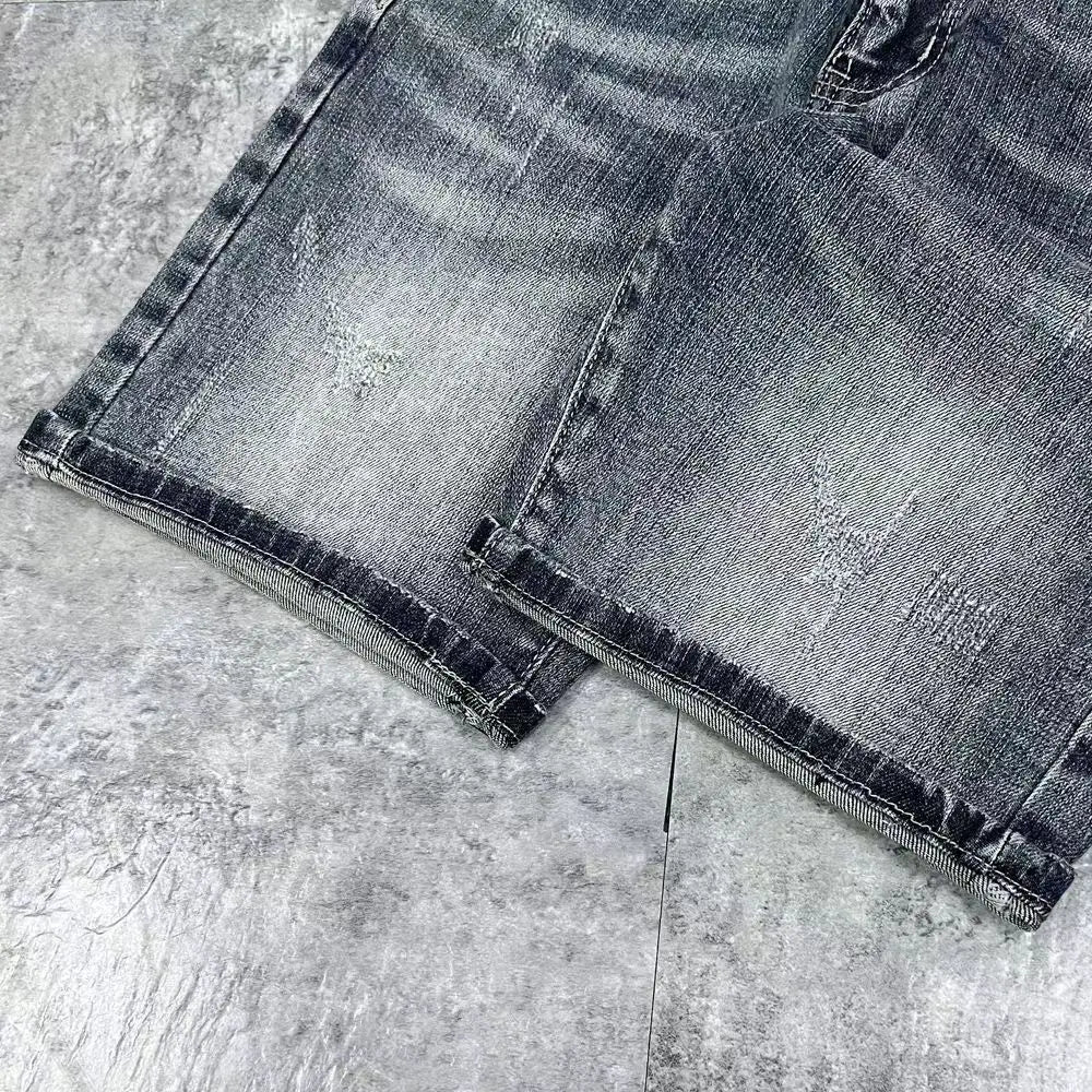 KK BRAND Men's Designer Denim Shorts – Trendy, Stretchy, and Perfect for Summer