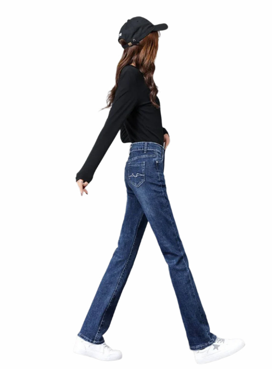 KK BRAND | High-Waisted Winter Denim for Women & GIRLS | SMART SLIM FIT | COTTON-STRETCH BLEND 2025