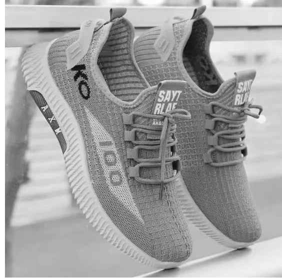 Spring Lightweight Breathable Mesh Sneakers for Men – Trendy & Comfortable Joggers | KK BRAND 2025