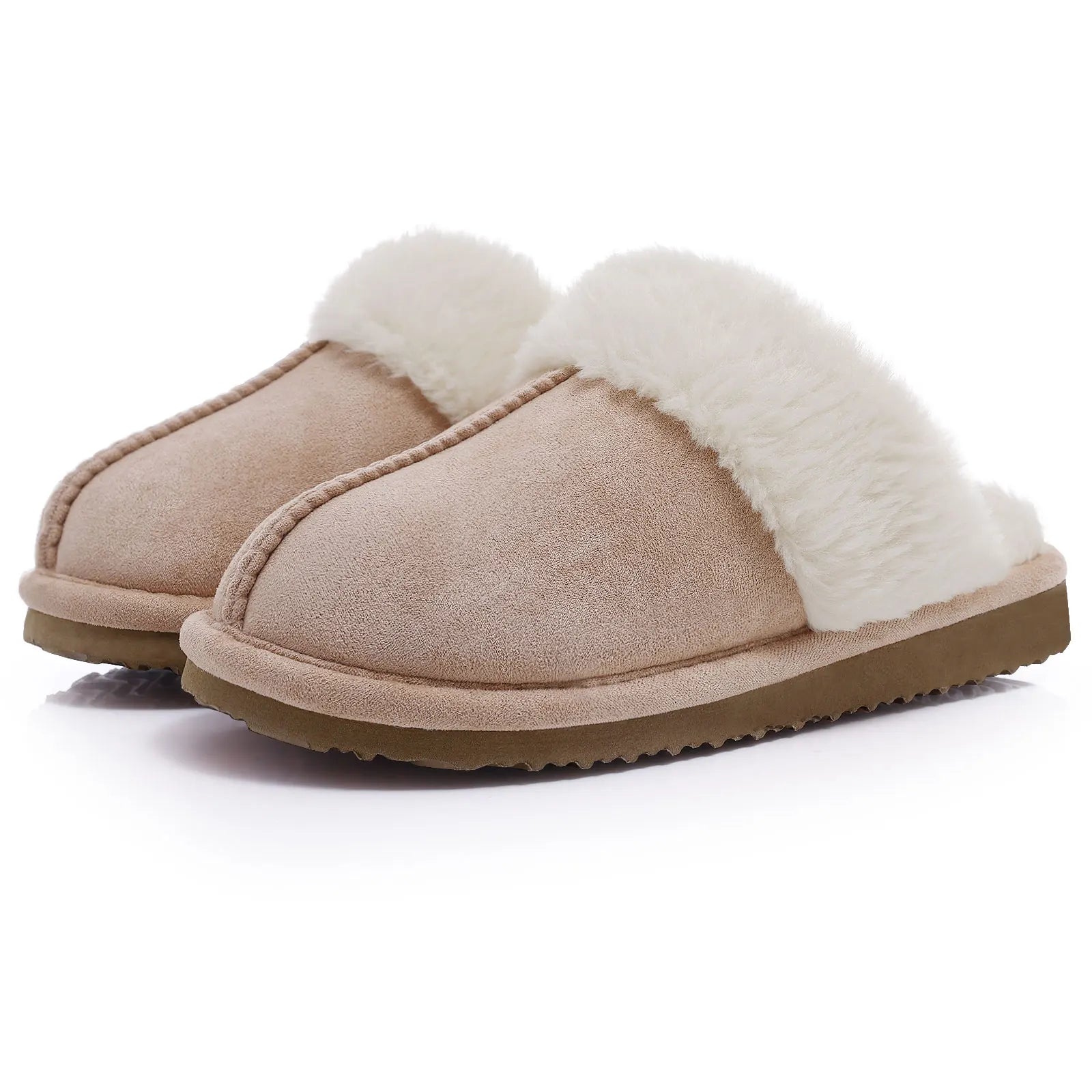 KK BRANDS WOMEN'S FAUX FUR SLIPPERS – COZY INDOOR STYLE WITH LUXE COMFORT | 2025