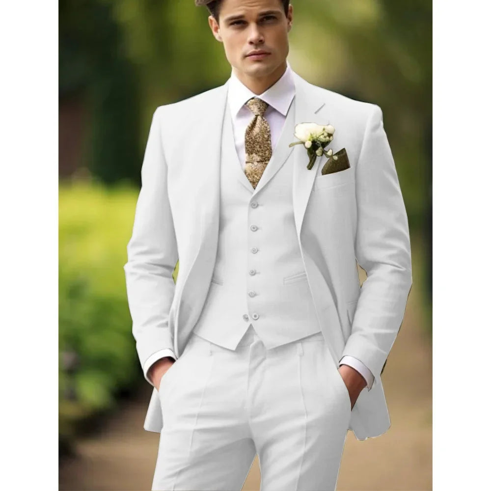 Men's 3-Piece Stylish Suit – KK BRAND  Where Elegance Meets Contemporary Style.2025