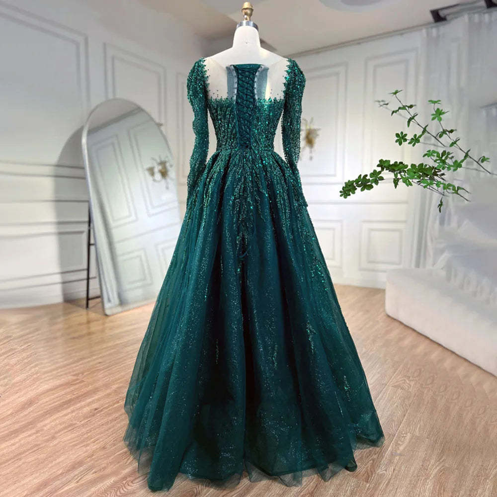 💫 Exquisite Full-Sleeve Tulle A-Line Dress – KK BRAND Signature Elegance  women and girls who appreciate timeless beauty. 2025