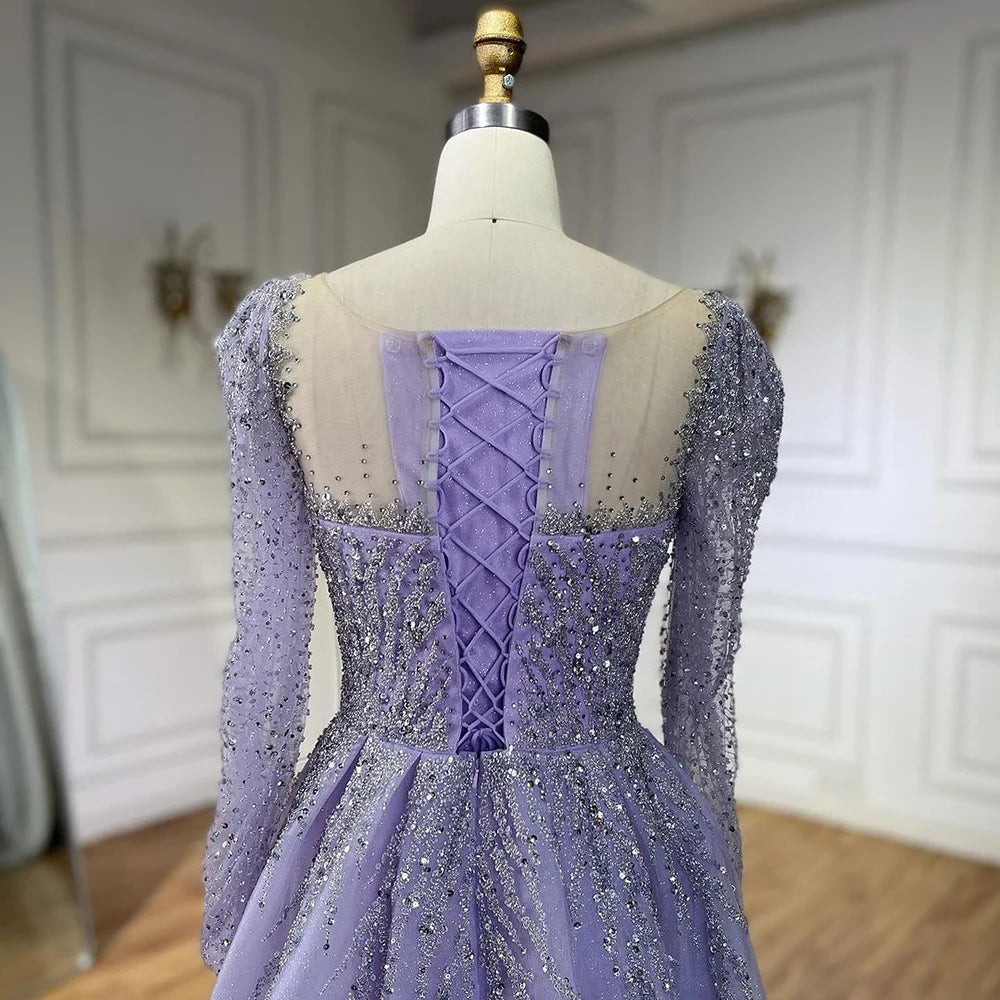 💫 Exquisite Full-Sleeve Tulle A-Line Dress – KK BRAND Signature Elegance  women and girls who appreciate timeless beauty. 2025