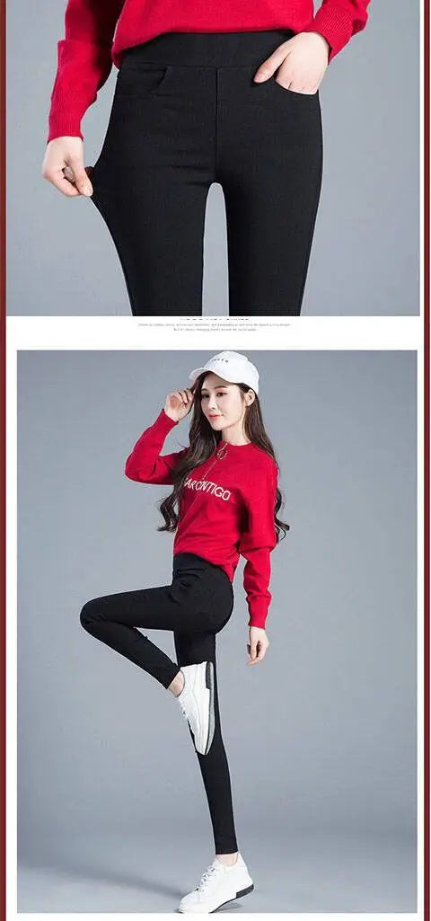 KK BRAND | Women’s Low-Waist Stylish Denim Pants | Slim Fit Batik-Inspired Comfort for Everyday Wear | 2025