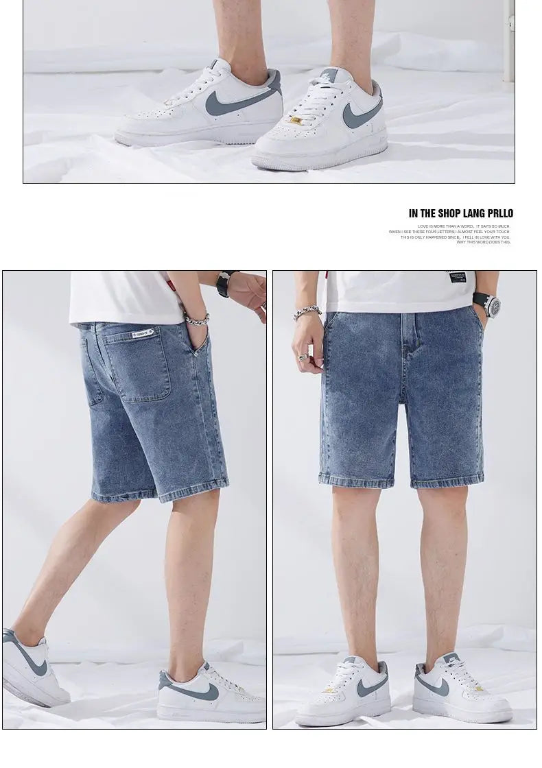 🔷 KK BRAND – Men’s Denim Comfort Shorts Effortlessly casual. Perfectly cut. Seriously comfortable 2025