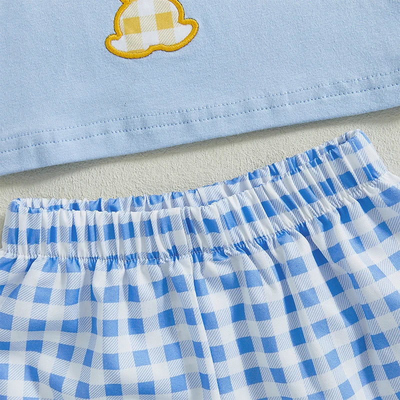 🐰 Toddler Baby Boys Easter 2-Piece Outfit – | 2025