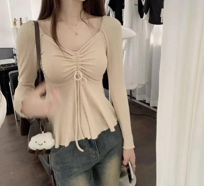 👚 KK BRAND WOMEN’S STYLISH V-NECK T-SHIRT TOP – SPRING - SUMMER | 2025