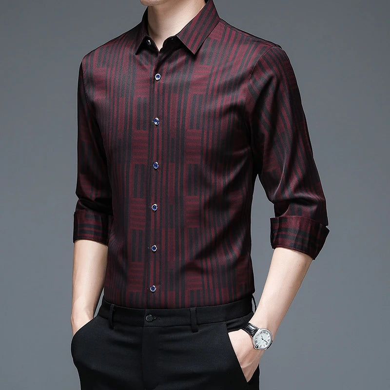 ✨ BY KK BRAND | MEN’S CHECK DESIGN SHIRT | BREATHABLE PC COTTON | SHARP CHECK STYLE ALL SEASONS | 2025