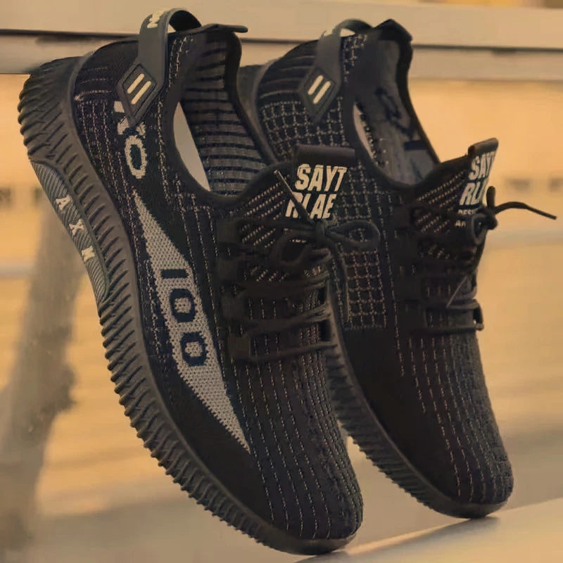Spring Lightweight Breathable Mesh Sneakers for Men – Trendy & Comfortable Joggers | KK BRAND 2025