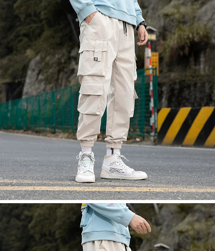 KK BRAND – Men’s Tapered Utility Trousers Effortless street style meets everyday comfort STYLE OF COLOR Black, Khaki, Light Grey, and Light Blue IN 2025