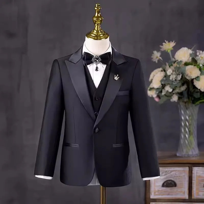 👔 KK BRAND Premium Boys’ Formal Tuxedo Suit – Dapper Looks for Little Gentlemen 3 PIECE SUITS FOR MEN'S | 2025