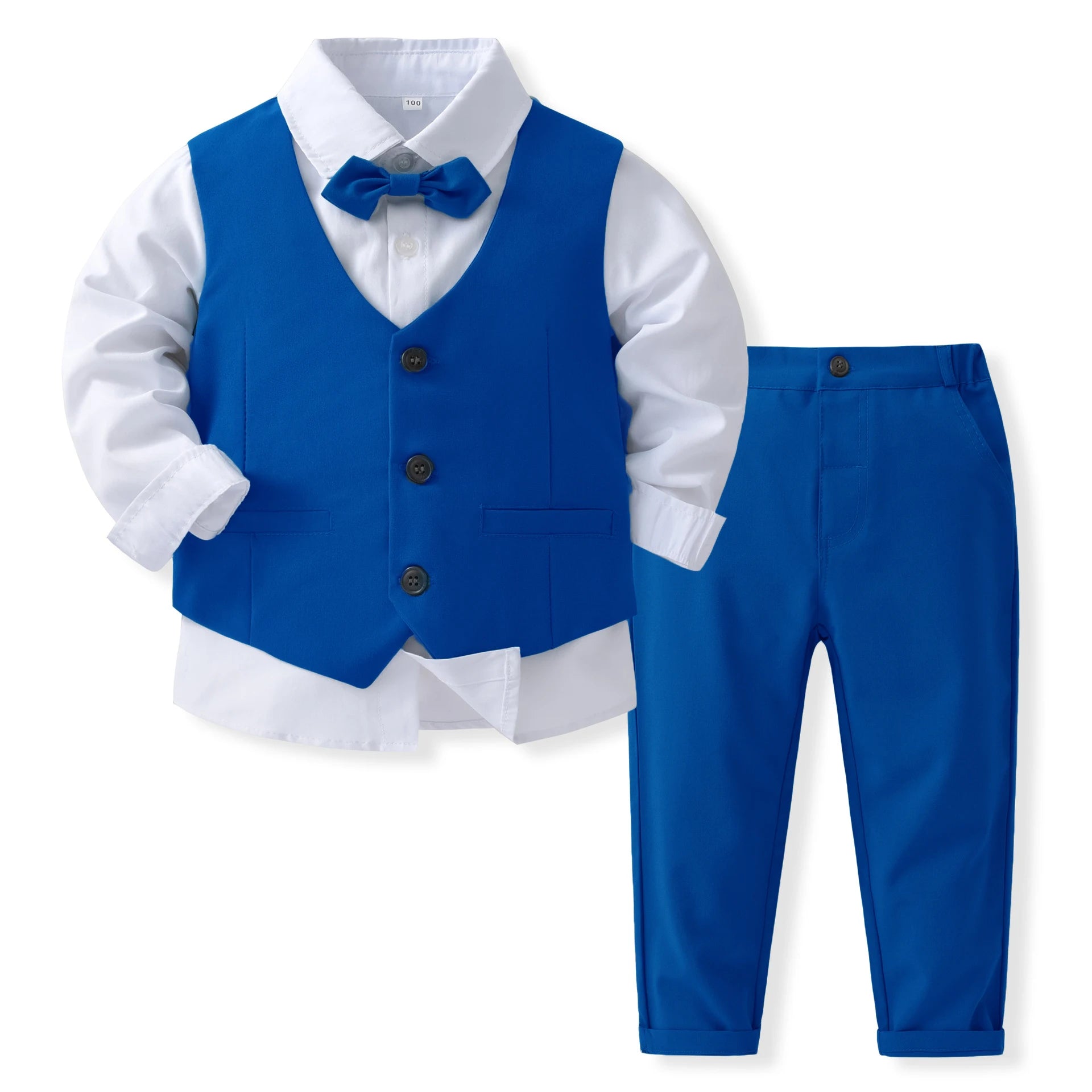 👔 Kids Boy Gentleman 4-Piece Clothing Set – Formal Style for Little Gentlemen .STYLISH DRESS FOR KIDS   2025