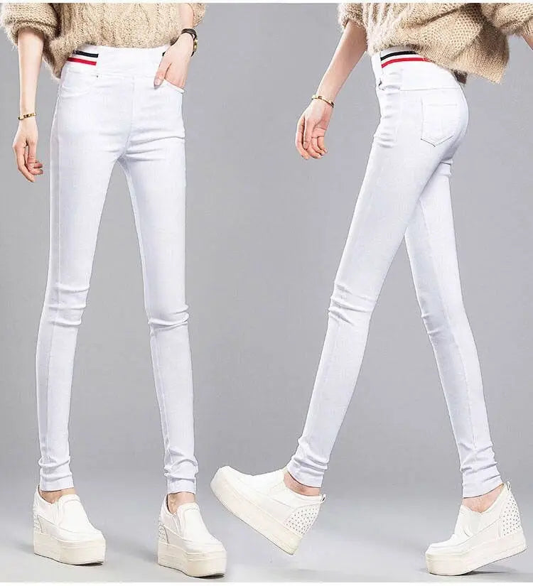 KK BRAND | Women’s Low-Waist Stylish Denim Pants | Slim Fit Batik-Inspired Comfort for Everyday Wear | 2025