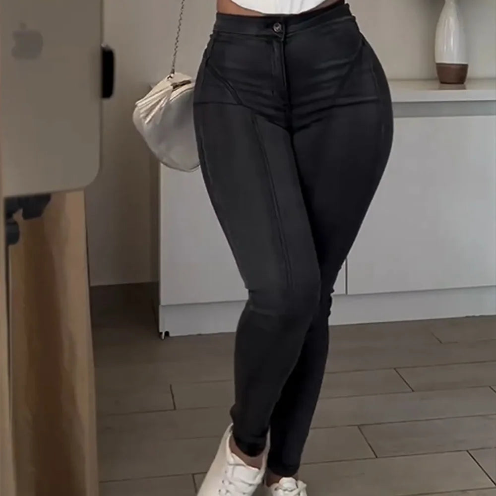 ✨ KK BRAND BLUE SMART SLIM FIT DENIM JEANS FOR WOMEN | HIGH-STRETCH SMART SLIM FIT | | 2025