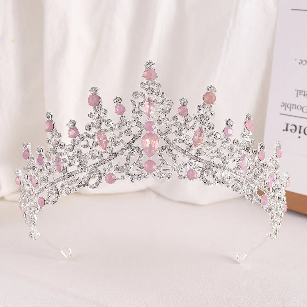 KK BRAND – Baroque Rose Gold Bridal Tiara Crown Luxury Crystal Diadem for Weddings, Pageants &amp; Special Occasions| 2025