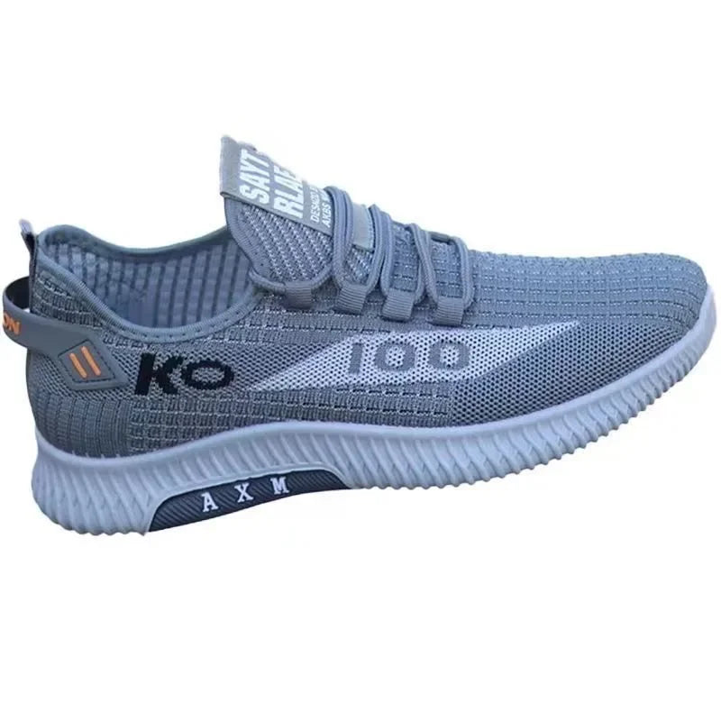Spring Lightweight Breathable Mesh Sneakers for Men – Trendy & Comfortable Joggers | KK BRAND 2025