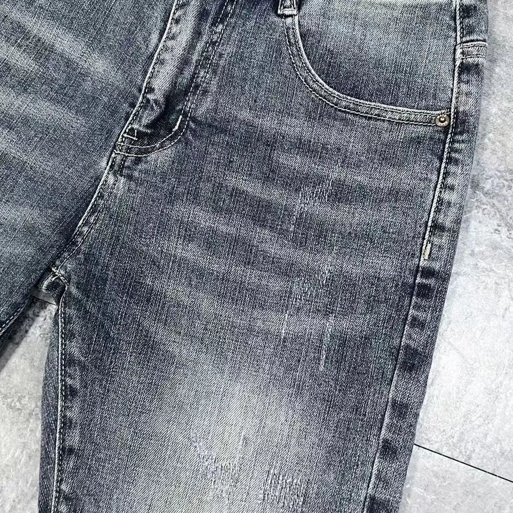 KK BRAND Men's Designer Denim Shorts – Trendy, Stretchy, and Perfect for Summer